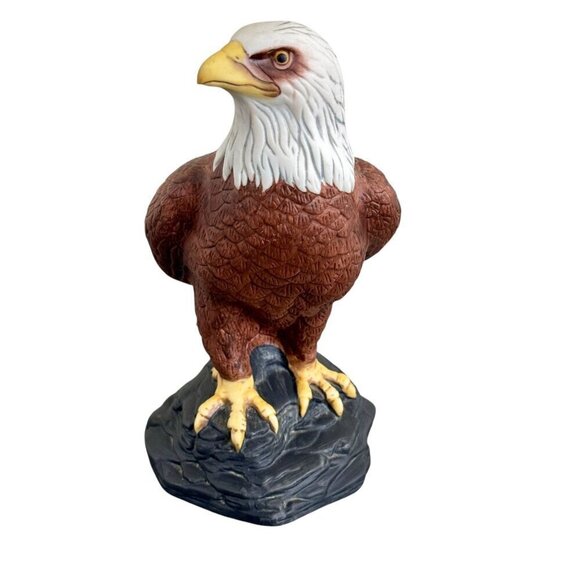 Vintage 1982 Avon Porcelain  America Eagle Pride of America Figurine 8" Tall - Picture 11 of 12
